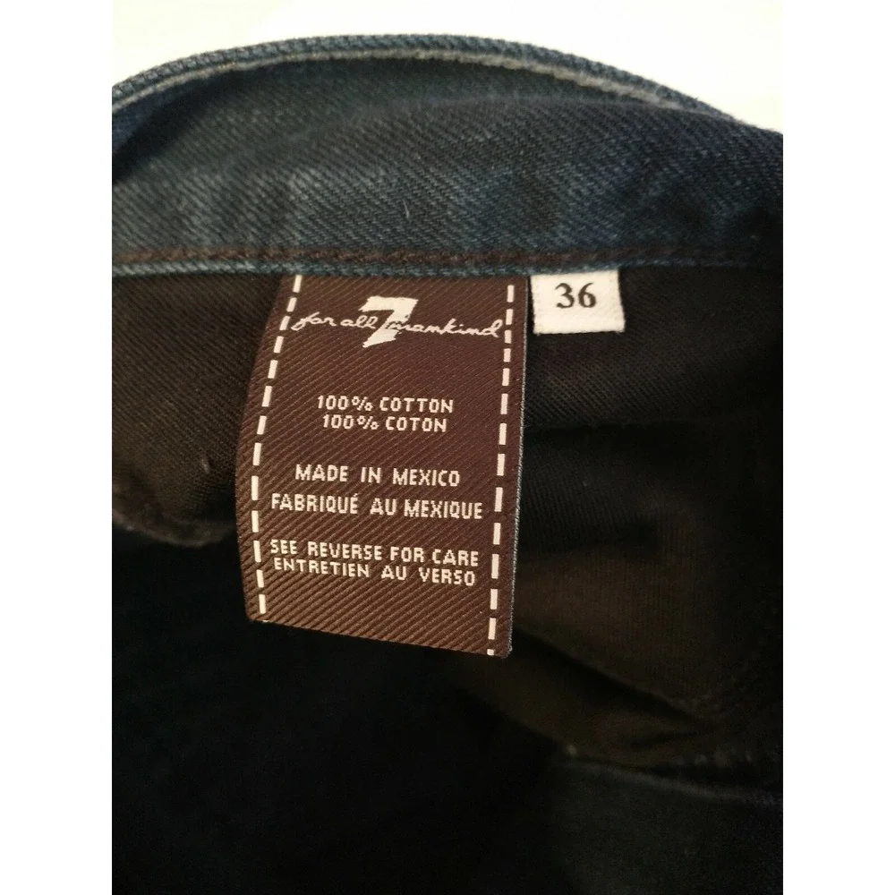 7 For Mankind Jeans A‎ Pocket Blue Relaxed 36x29